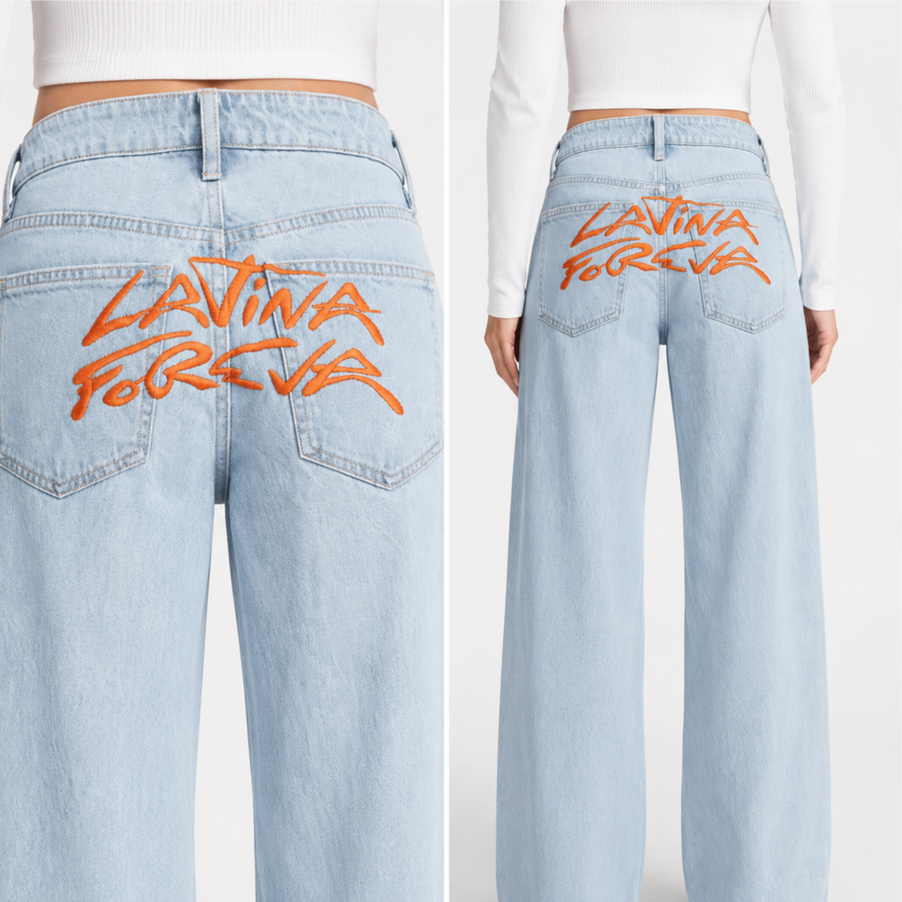 Embroidered Jeans
