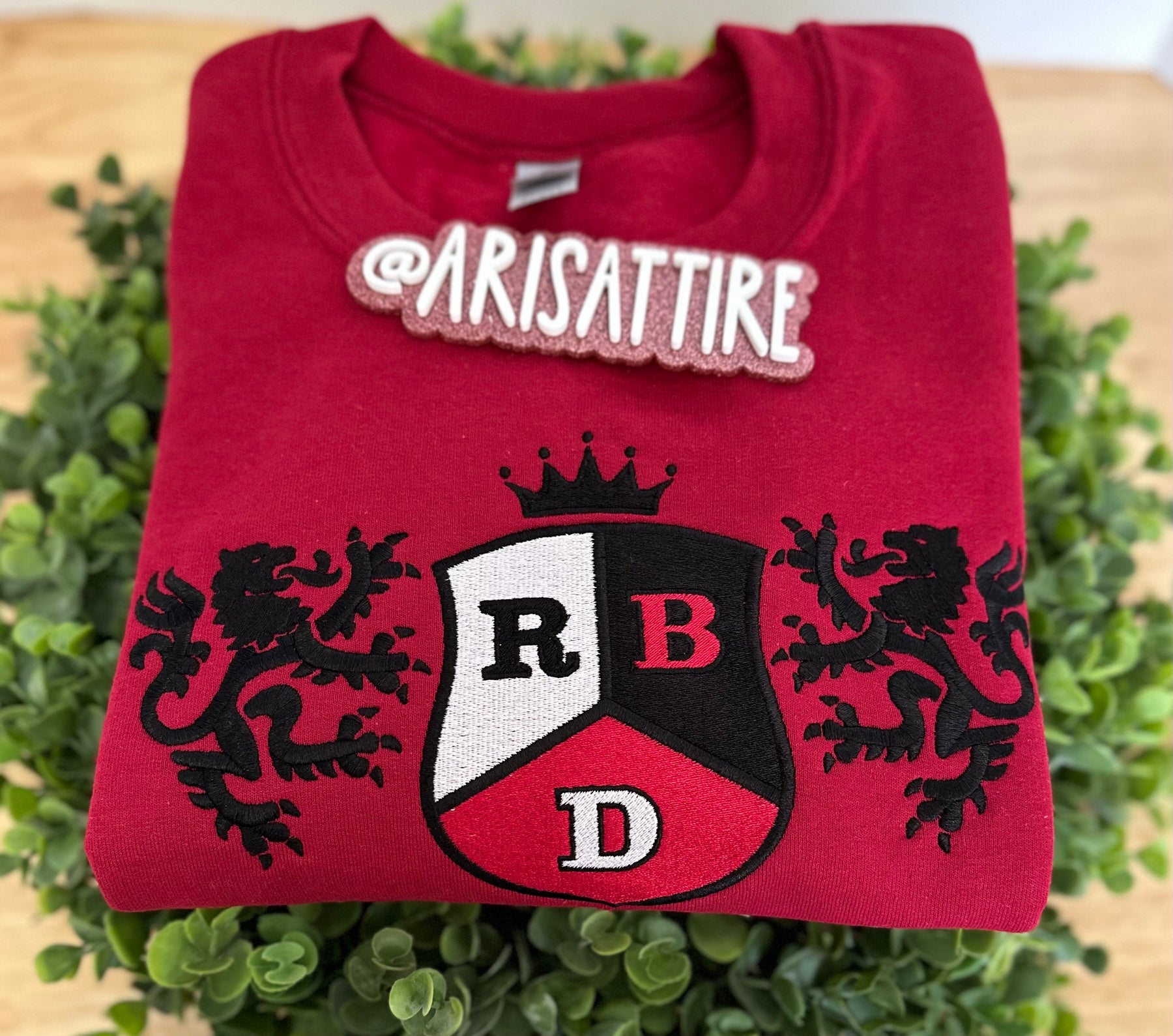 Embroidered RBD Crest Crewneck - Rebelde Tour Sweatshirt