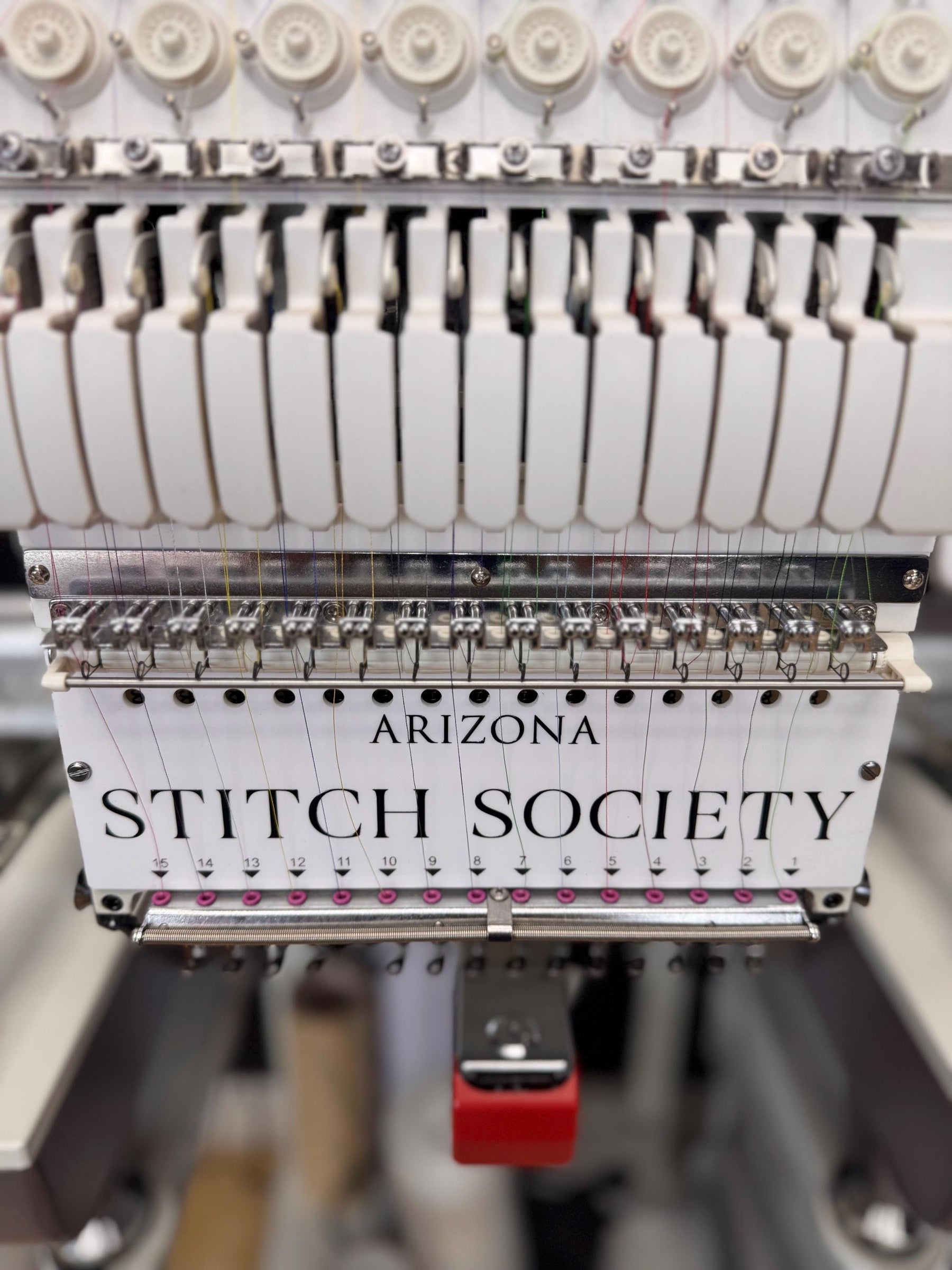 Custom BAI/SmartStitch Embroidery Machine Faceplate| Personalized Acrylic Machine cover| Custom logo panel| 15 needle| Add your logo