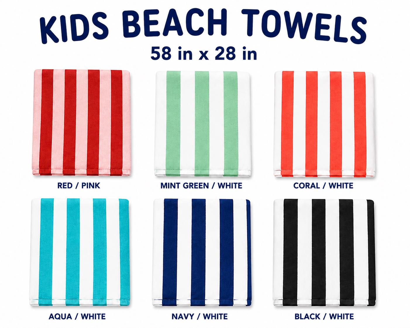 Personalized Embroidered Beach Towel |Custom Name Beach Towel | Kids Beach Towel | Pool Towel | Vacation Gift | Summer Gift | Monogram Towel